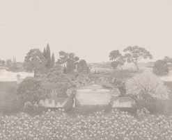 Idyll | Metallic Landscape Wall Mural