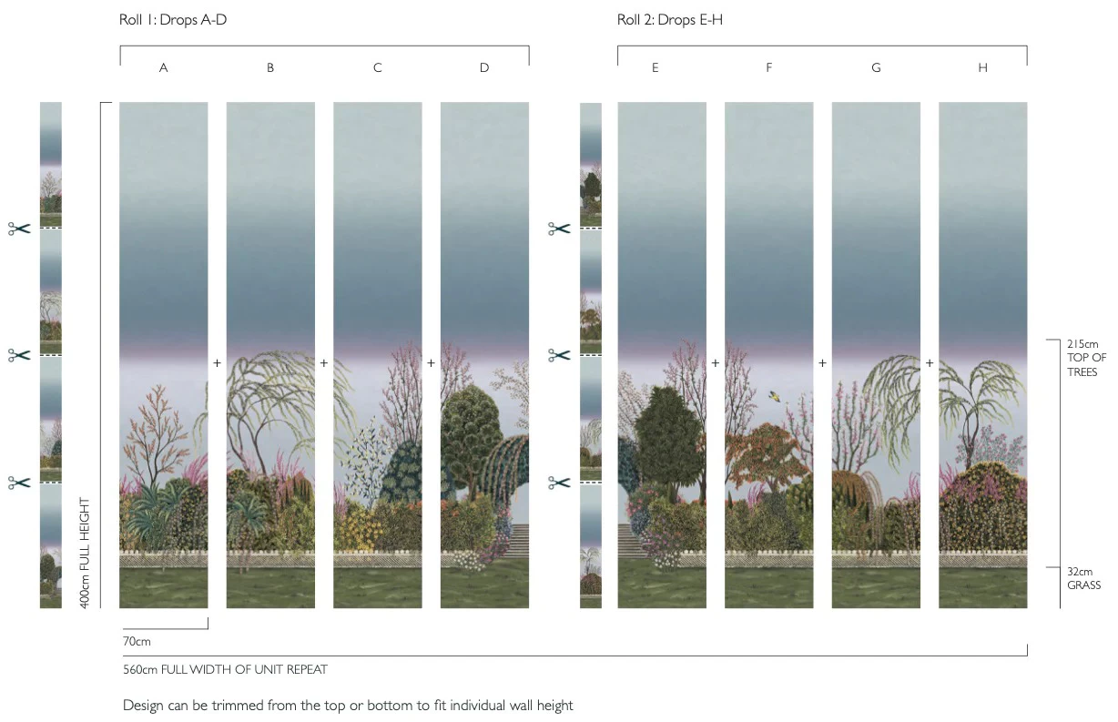 Reverie | Bold Garden Wall Mural 5 Reverie | Bold Garden Wall Mural - Image 5