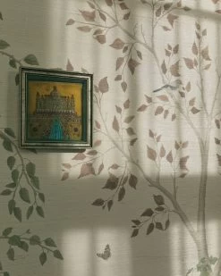 Seasonal Woods | Grasscloth Tree Mural