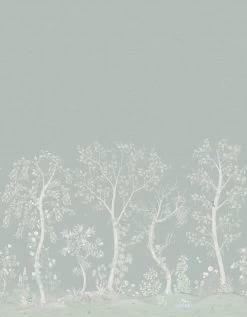 Seasonal Woods | Metallic Tree Wall Mural