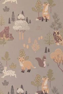 Deep Forest | Woodland Animals Wallpaper