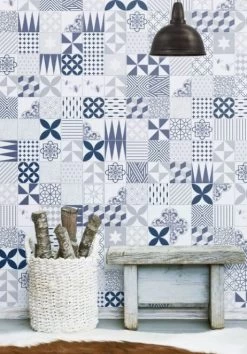 Kemra | Blue Cement Tiles