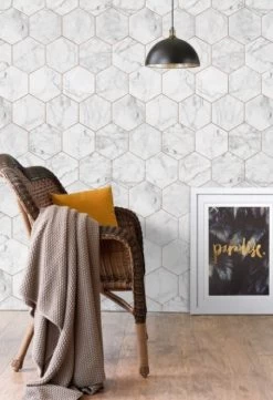 Kemra | Marble & Copper Tiles | KEM074W