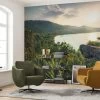 Mural | Golden Air | SHX9-039 | Tropical Lake & Hills