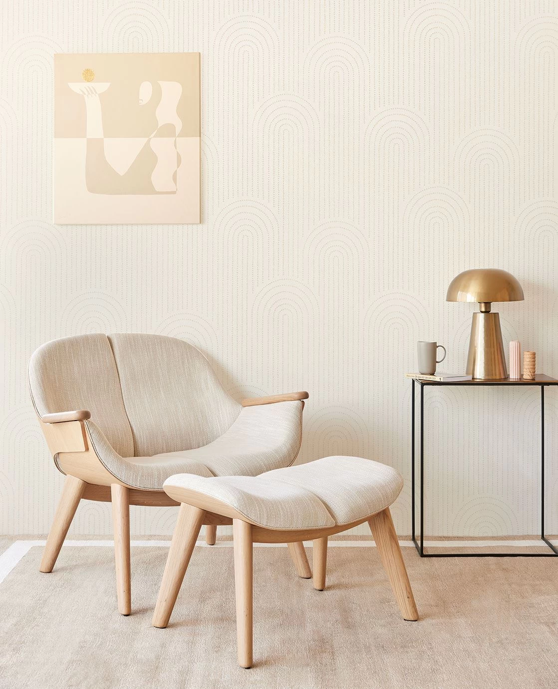 Zen Garden | Dotted Arch Wallpaper 3 Zen Garden | Dotted Arch Wallpaper - Image 3