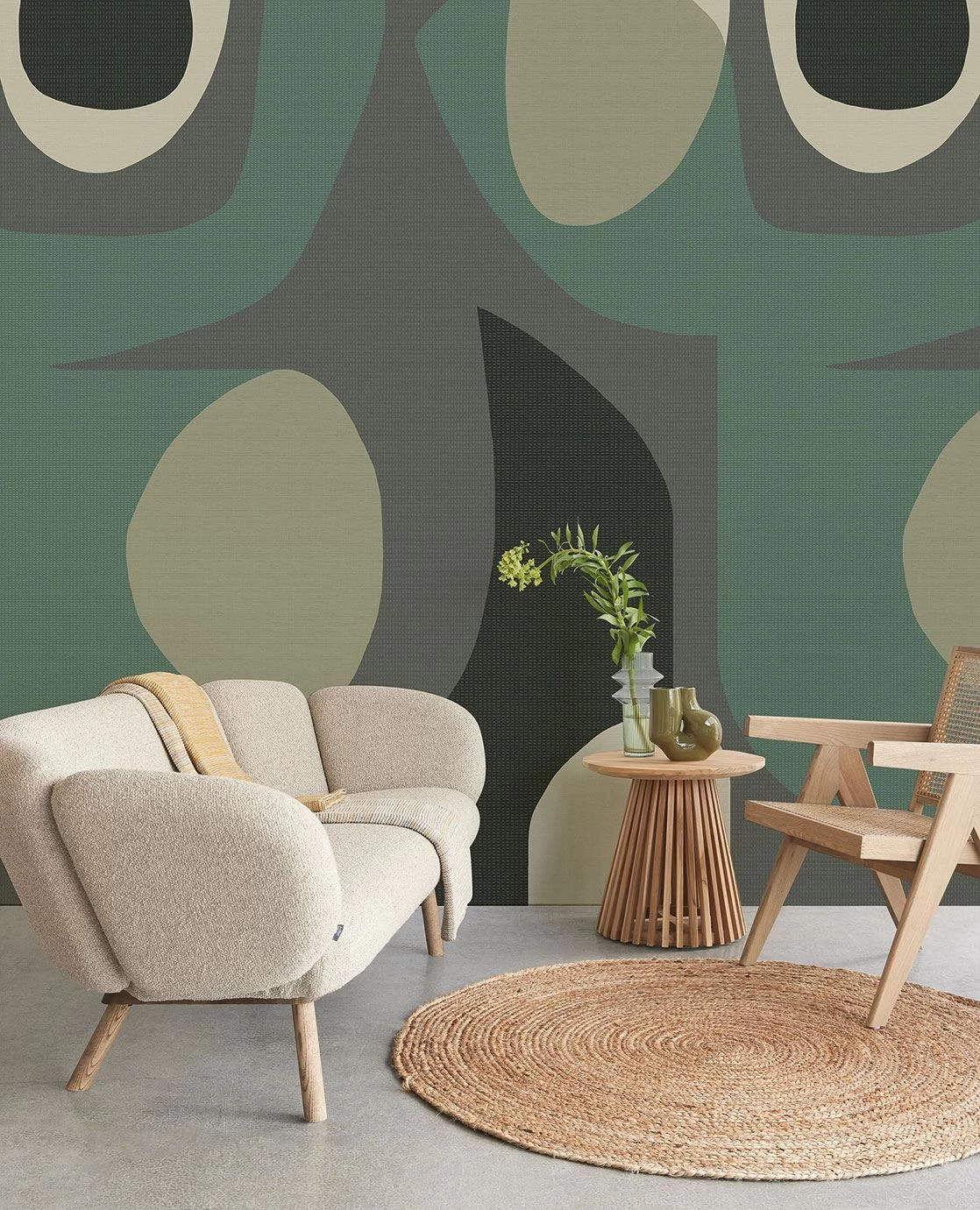 Chunky Art Mural | Green 2 Chunky Art Mural | Green - Image 2