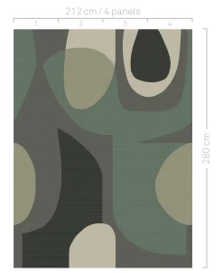 Chunky Art Mural | Green 7 Chunky Art Mural | Green -Home Wallpaper 312483