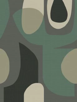 Chunky Art Mural | Green