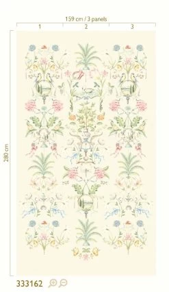 Festa Di Lividonia | Antique Foliage Mural -Home Wallpaper 333162 2