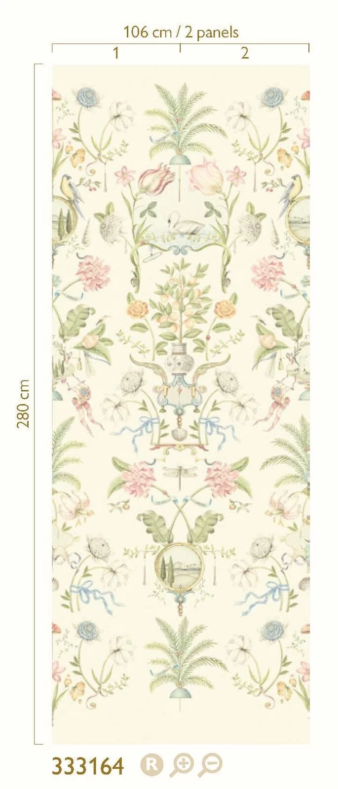 Festa Infinito | Garden Motif Mural 3 Festa Infinito | Garden Motif Mural - Image 3