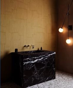 Oblong | Plaster Patch Wallpaper