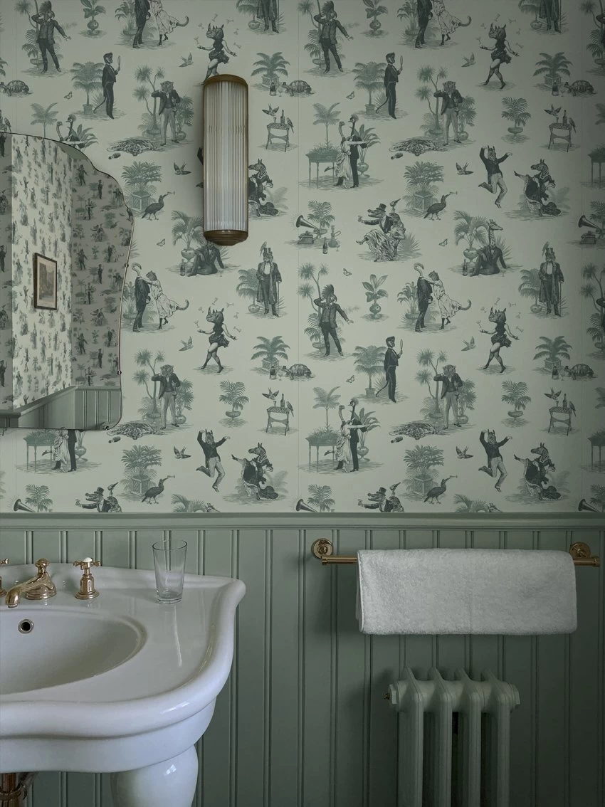 Safari Soiree | Jungle Toile Wallpaper 1 Safari Soiree | Jungle Toile Wallpaper