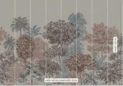 Mural | Painted Trees -Home Wallpaper 43469 2