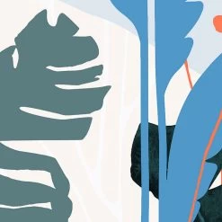 Mural | Tropical Shapes -Home Wallpaper 43482 6