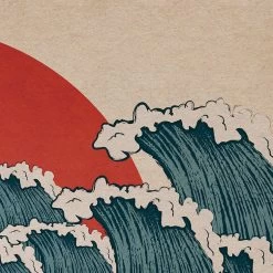 Mural | Nami Oriental Wave -Home Wallpaper 43546 5