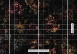 Komar Mural | Tile Flowers -Home Wallpaper 43551 2