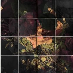 Komar Mural | Tile Flowers -Home Wallpaper 43551 6