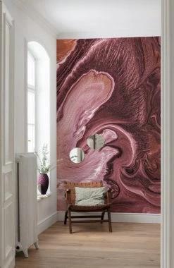 Komar Mural | Melange | Deep Red
