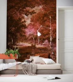 Komar Mural | Autumna Rosso | Red Autumn