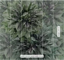 Komar Mural | Emerald Green Flowers -Home Wallpaper 43582 2