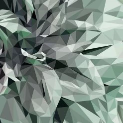 Komar Mural | Emerald Green Flowers -Home Wallpaper 43582 5