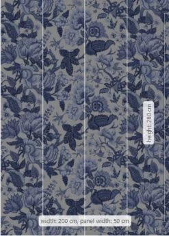 Komar Mural | Bleuet | Blue Flowers -Home Wallpaper 43584 2