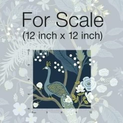 YORK Peacock | Tropical Navy Blue -Home Wallpaper 43617 3