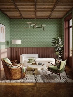 Rozalia | Nostalgic Floral Wallpaper -Home Wallpaper 43939 3