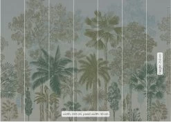 Mural | Milla De Palma - Pastel Palms -Home Wallpaper 44255 3