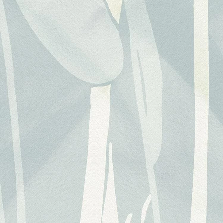 Mural | Reed - Relaxing Blue Grasses 6 Mural | Reed - Relaxing Blue Grasses - Image 6