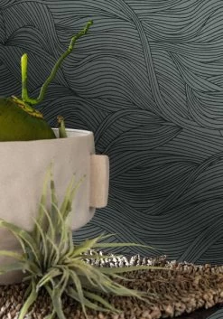 Alula | Textured Waves Wallpaper