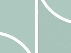 Spots | Spa Blue Circular Mural -Home Wallpaper B3 003 6