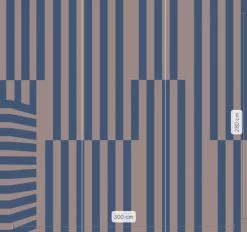 Plural | Blue Abstract Stripe Mural 10 Plural | Blue Abstract Stripe Mural -Home Wallpaper B3 012 3
