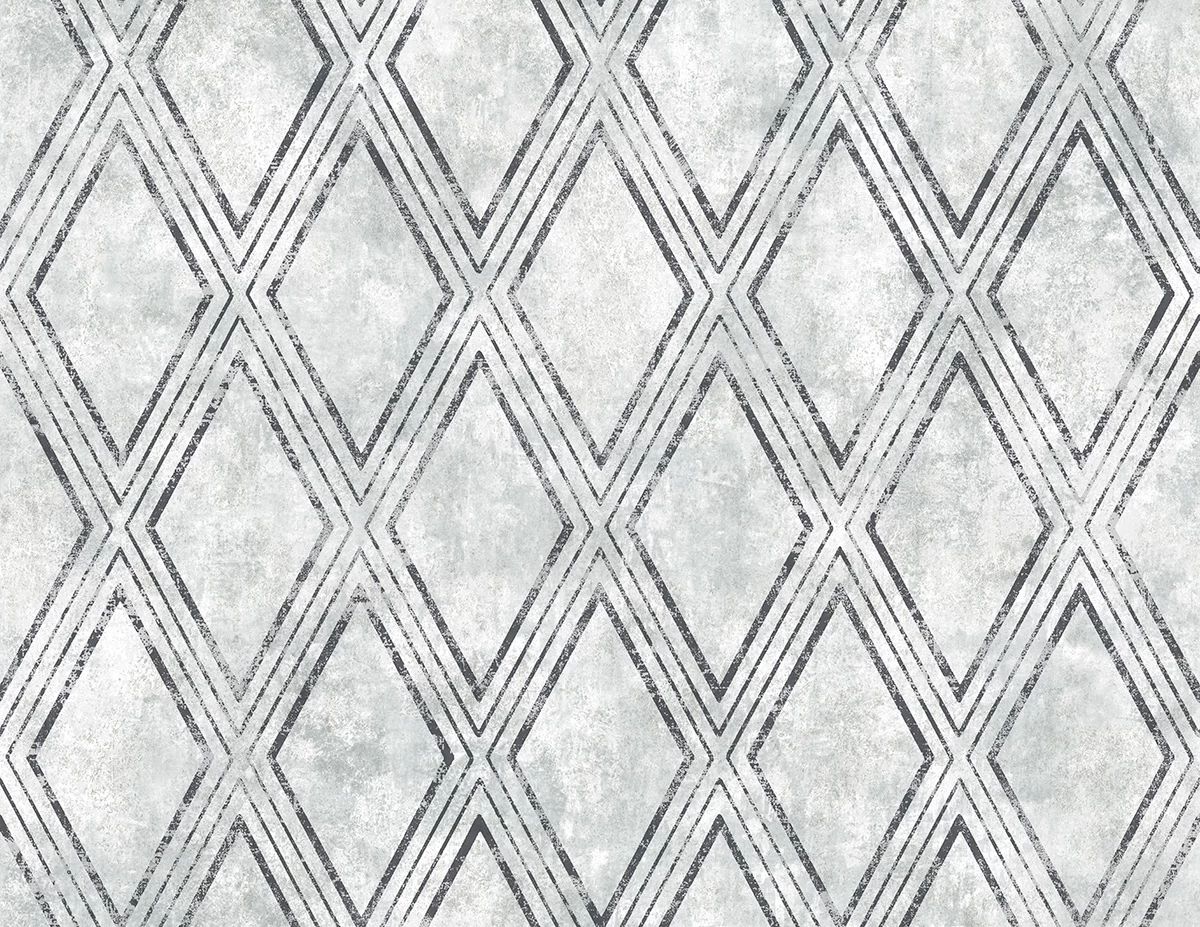 Distressed Harlequin | Concrete Diamond Wallpaper 2 Distressed Harlequin | Concrete Diamond Wallpaper - Image 2