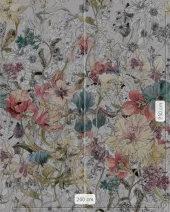 Magic Meadow | Delicate Florals Mural -Home Wallpaper IF2 004 3