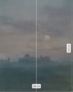 Hazy Hush | Sunrise Landscape Mural 11 Hazy Hush | Sunrise Landscape Mural -Home Wallpaper IF2 006 3