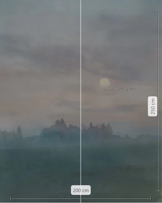 Hazy Hush | Sunrise Landscape Mural 4 Hazy Hush | Sunrise Landscape Mural - Image 4