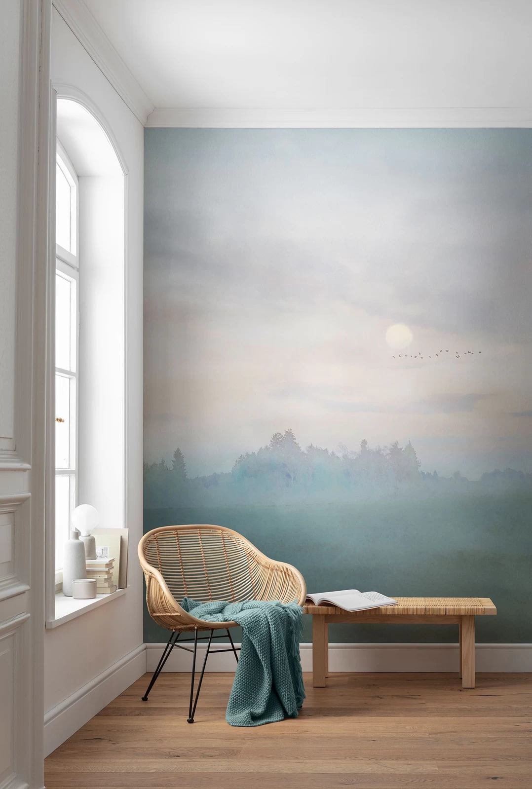 Hazy Hush | Sunrise Landscape Mural 1 Hazy Hush | Sunrise Landscape Mural