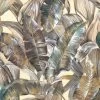 Graceful Gold | Banana Leaf Mural