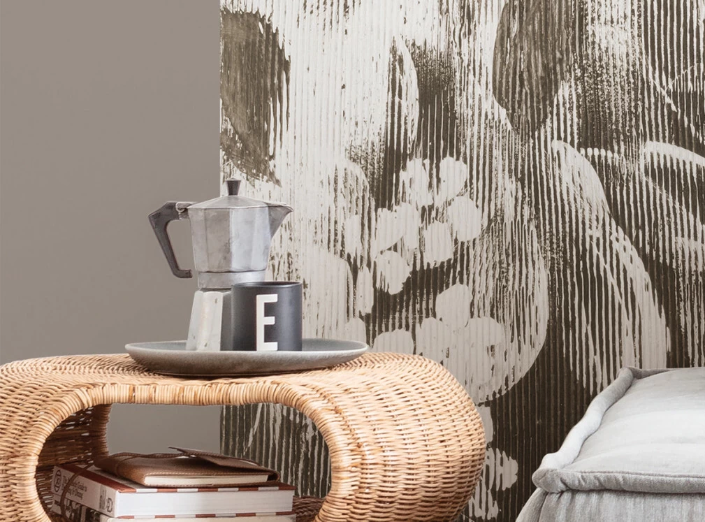 Modular Moiety | Greyscale Foliage Mural 3 Modular Moiety | Greyscale Foliage Mural - Image 3