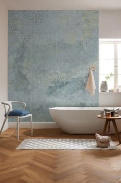 Jaunty Jewels | Blue Trellis Mural