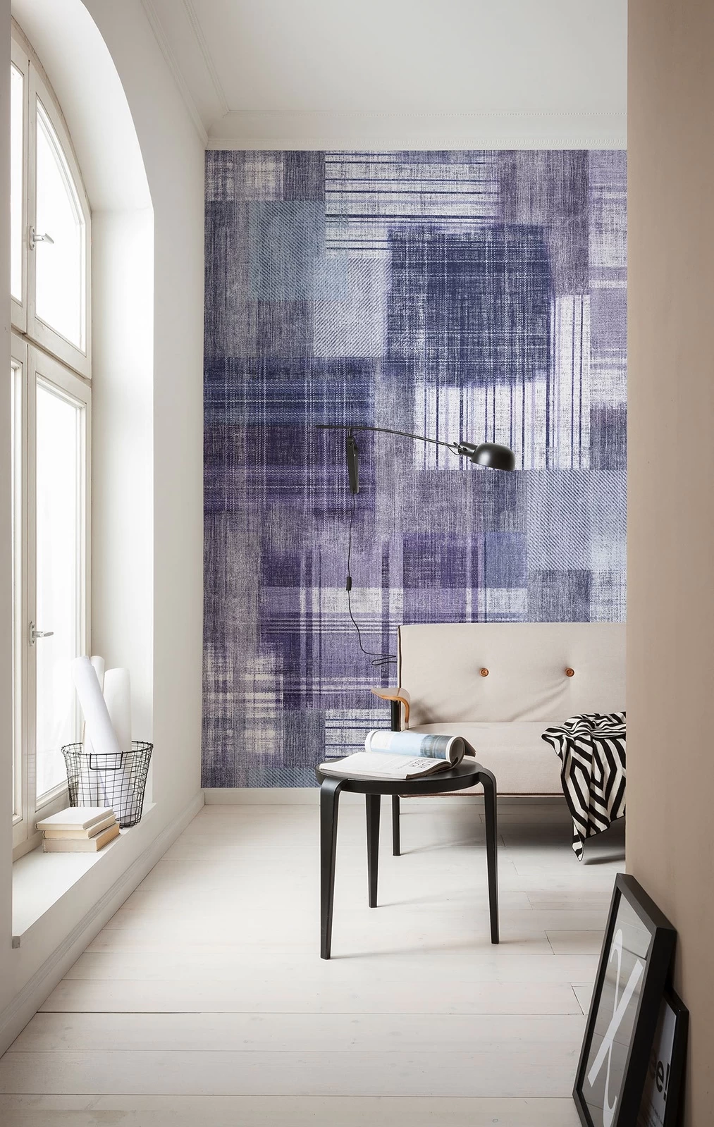 Unique Unity | Purple Patchwork Mural 2 Unique Unity | Purple Patchwork Mural - Image 2