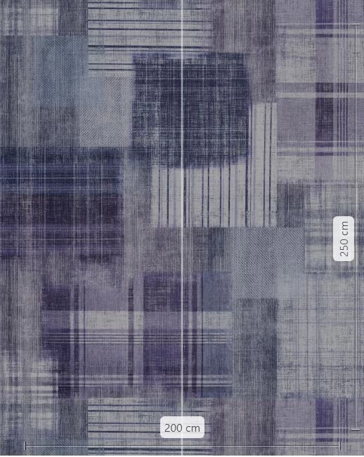 Unique Unity | Purple Patchwork Mural 4 Unique Unity | Purple Patchwork Mural - Image 4