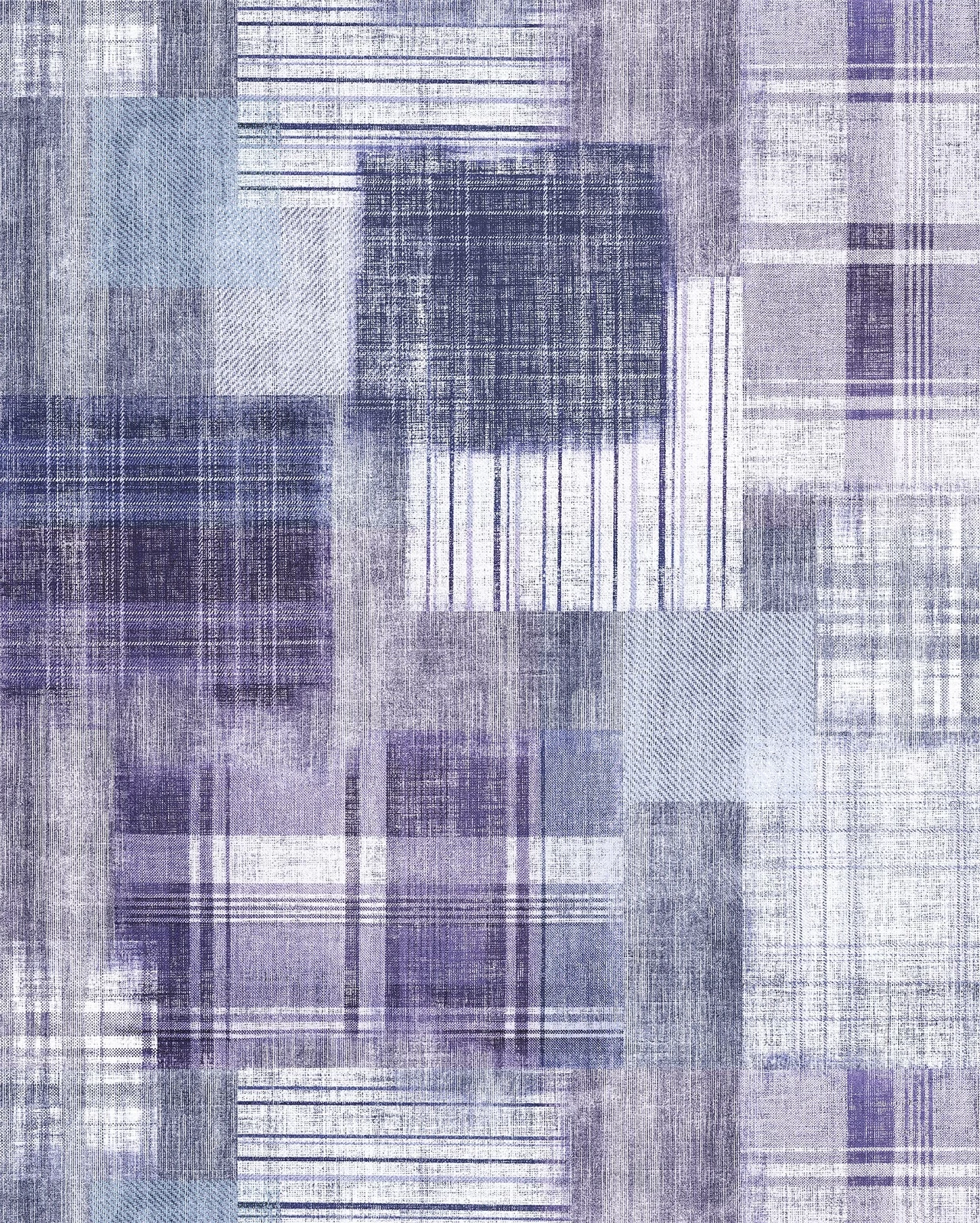 Unique Unity | Purple Patchwork Mural 1 Unique Unity | Purple Patchwork Mural