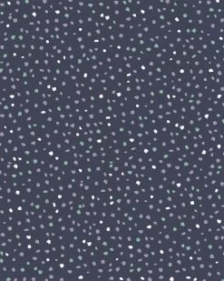 Dotty Dance | Navy Speckled Mural