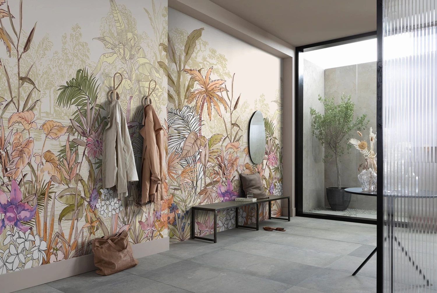 Humided Heat | Jungle Landscape Mural 2 Humided Heat | Jungle Landscape Mural - Image 2