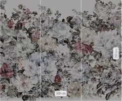 Gentle Grace | Full Bouquet Mural -Home Wallpaper IF3 043 3