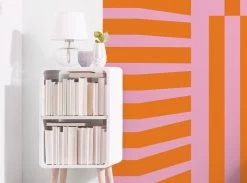 Maximal Minimalism | Abstract Stripe Mural -Home Wallpaper IF3 048 2