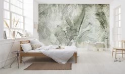 Botanical Boho | Green Palm Mural 10 Botanical Boho | Green Palm Mural -Home Wallpaper IF4 001 2