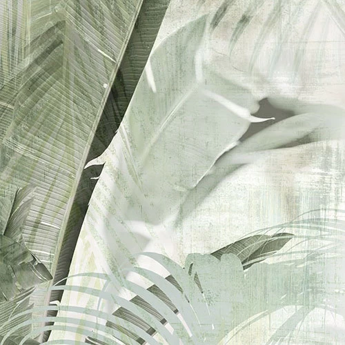 Botanical Boho | Green Palm Mural 5 Botanical Boho | Green Palm Mural - Image 5